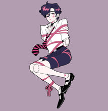 Load image into Gallery viewer, Toraware no Otoko Yume 3.5" Hard Enamel Pin