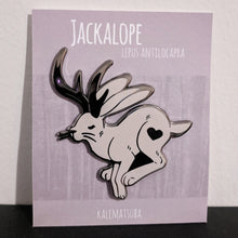 Load image into Gallery viewer, (ON SALE) 2&quot; Jackalope Hard Enamel Pin