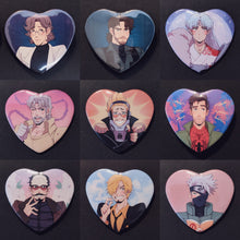 Load image into Gallery viewer, (PREORDER) oyaji heart pin badge series 2